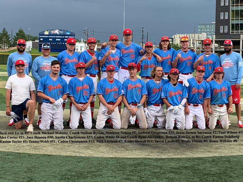 Idaho Falls Bandits AA 2019 Baseball Team